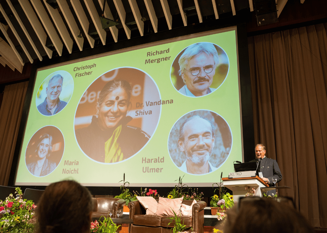 Christoph Fischer Vortrag im KuKo - Vandana Shiva